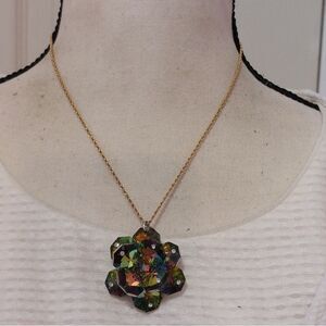 Michael Anthony 585 14K Yellow Gold Rope Chain Necklace with Spectacular Pendant